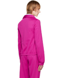 Acne Studios Pink Embroidered Track Jacket