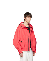 Feng Chen Wang Pink Hooded Jacket