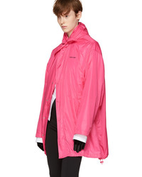 Balenciaga Pink Scarf Windbreaker Jacket