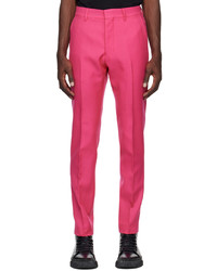 AMI Alexandre Mattiussi Pink Cigarette Trousers