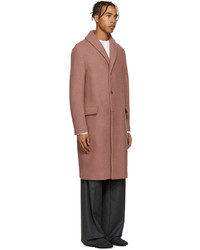 Wooyoungmi Pink Shawl Collar Coat