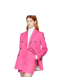 Calvin Klein 205W39nyc Pink Wool Double Breasted Blazer