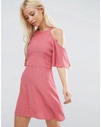 Hot Pink Woven Dress