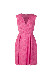 Hot Pink Wrap Dress