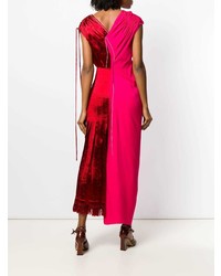 Marni Wrap Around Bicoloured Dress