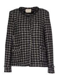 Houndstooth Tweed Outerwear