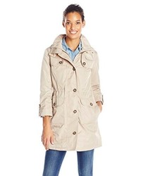Ellen Tracy Outerwear Classic Anorak With Hood