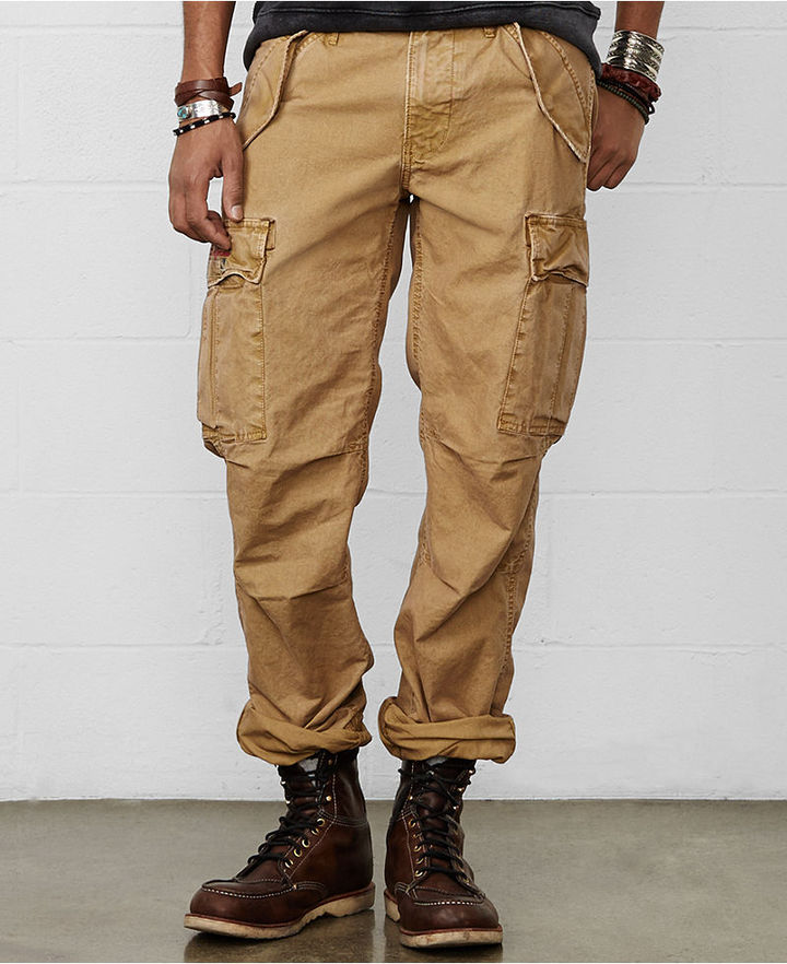 ralph lauren khaki cargo pants