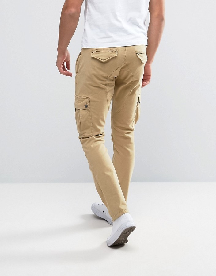 Buy celio*brown Mid Rise Slim Fit Cargo Pants for Men Online @ Tata CLiQ