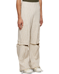 Isa Boulder Off White Delusion Cargo Pants