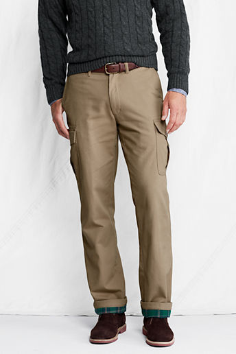 flannel lined cargo pants