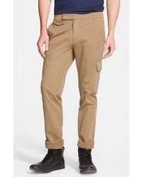 Band Of Outsiders Slim Fit Cargo Pants With Corduroy Trim