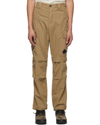 C.P. Company Tan Flatt Nylon Cargo Pants