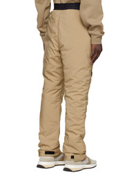 Essentials Tan Polyester Cargo Pants