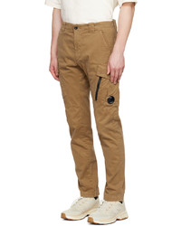 C.P. Company Tan Slim Fit Cargo Pants