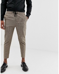 New Look Trousers In Hounds Tooth Check