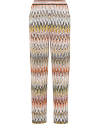 Missoni Crochet Knit Straight Leg Pants