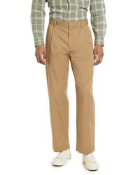 Wood Wood Aaren Organic Cotton Fine Twill Trousers In Khaki At Nordstrom