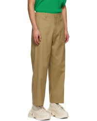 Wooyoungmi Beige Cotton Trousers