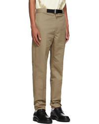 Givenchy Beige Gabardine Trousers