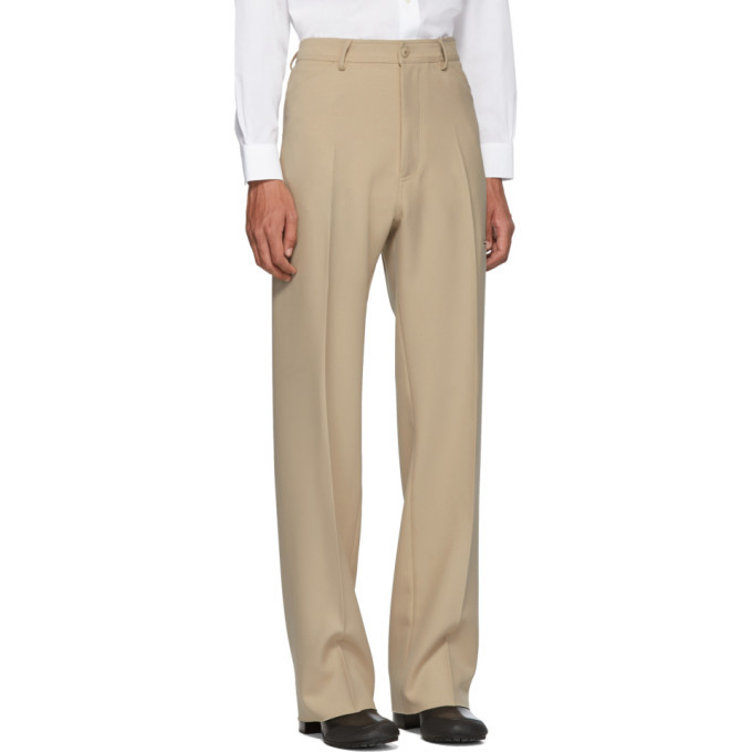 random identities white high rise pants