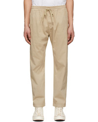 CARHARTT WORK IN PROGRESS Beige Lawton Trousers