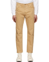 CARHARTT WORK IN PROGRESS Beige Organic Cotton Newel Trousers