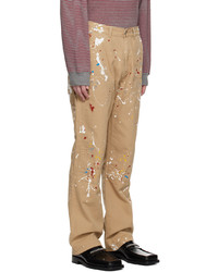 Martine Rose Beige Painter Trousers