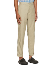 Vince Beige Tapered Trousers