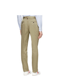 Thom Browne Beige Unconstructed Chinos