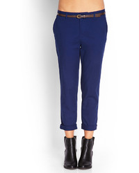 Forever 21 Belted Chino Pants
