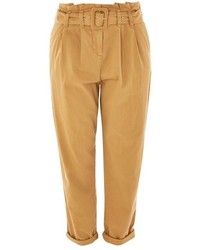 Topshop Belted Chino Trousers