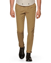Suitsupply Braddon Pleated Solid Cotton Cashmere Dress Pants