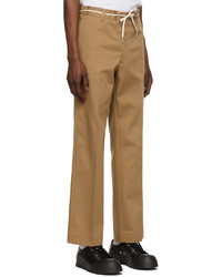 Marni Brown Chino Trousers
