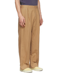 Acne Studios Brown Cotton Trousers