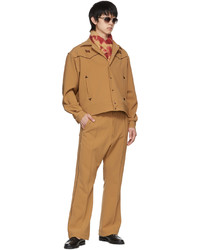 Needles Brown Piping Cowboy Trousers