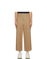 Homme Plissé Issey Miyake Brown Pleats Bottoms 1 Trousers
