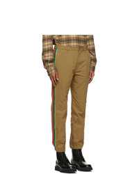 Gucci Brown Track Trousers