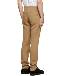 Courrèges Brown Twill Trousers