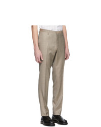 Tiger of Sweden Brown Wool Todd Trousers
