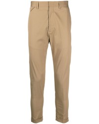 Low Brand Cropped Stretch Cotton Chino Trousers