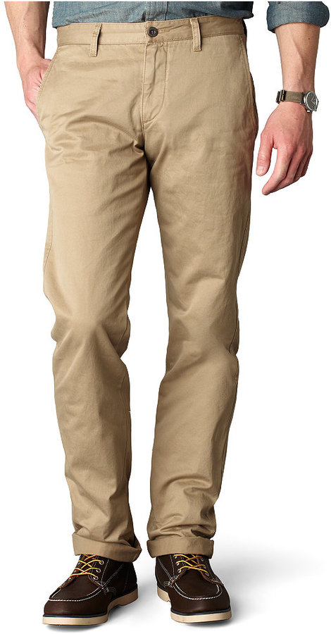 Dockers D1 Slim Tapered Fit Alpha Khaki Flat Front Pants | Where to buy ...