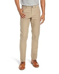 Incotex Five Pocket Solid Stretch Cotton Trousers