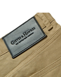 Gieves Hawkes Regular Fit Cotton Blend Twill Chinos