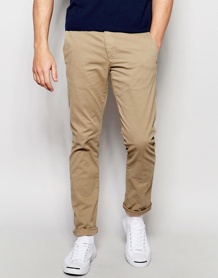 Selected Homme Chinos In Skinny Fit 