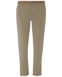 Dorothy Perkins Khaki Belted Chino Trousers