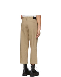 R13 Khaki Rings Slouch Trousers