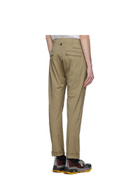 Prada Khaki Tailored Trousers