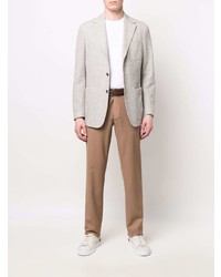 Canali Off Centre Button Trousers