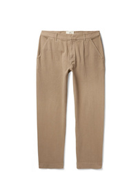 Folk Signal Pleated Gart Dyed Cotton Trousers